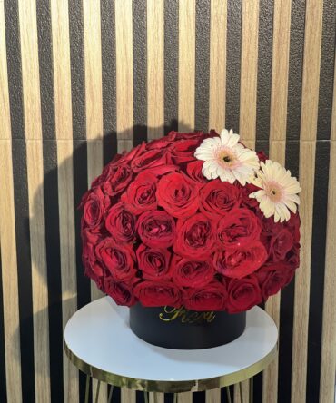 Luxury caja de 120 rosas