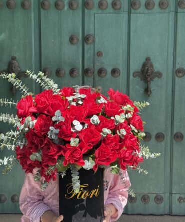 Box romántico de rosas