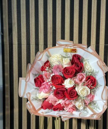24 Roses tres tonos