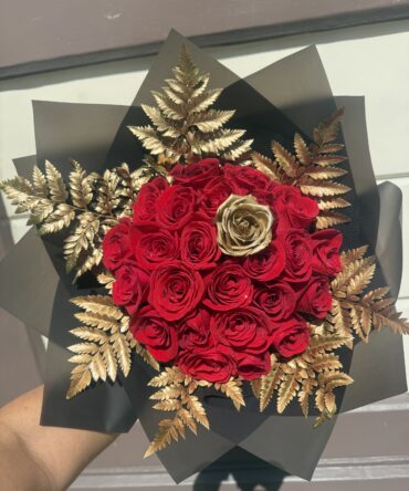 Roses golden de 24 rosas