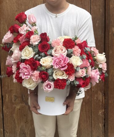 Box de rosas grande