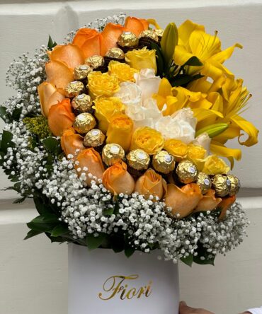 Caja Orquídea Ferrero